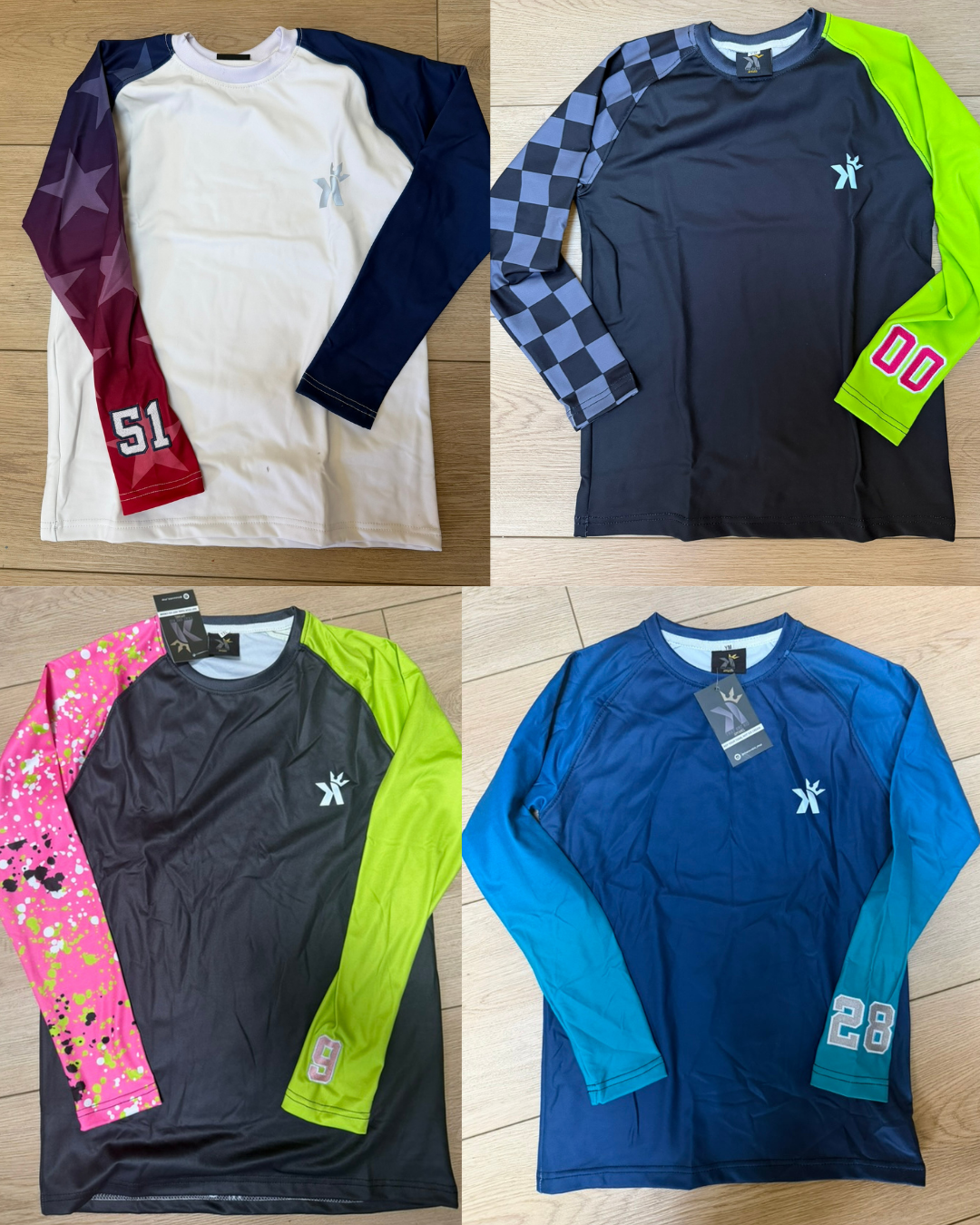 Split Sleeve Pro Custom Long Sleeve Shirt for Athletes