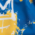 Blue & Yellow Fabric Close-up 3